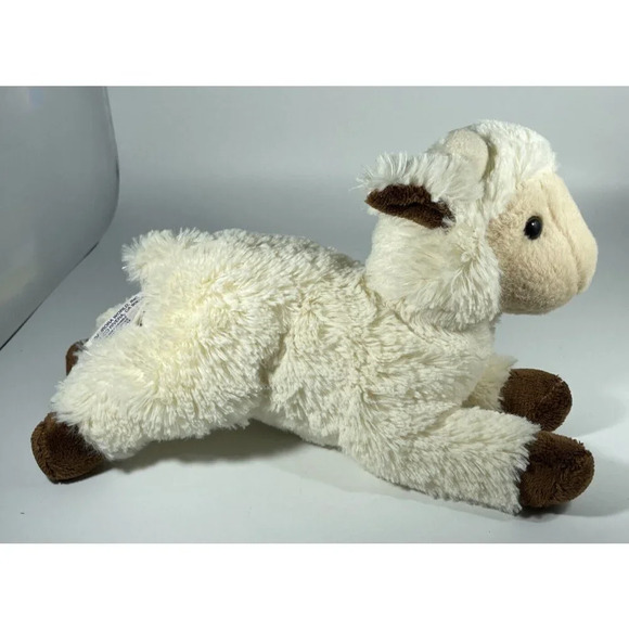 Aurora Lana The Lamb Mini Flopsie Fluffy Plush Stuffed Animal 9” 2016 - Picture 2 of 6